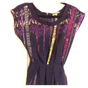 Short purple dress with pockets size medium